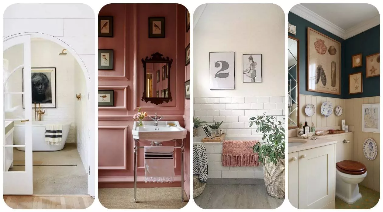 34 Beautiful Bathroom Wall Art Ideas to Transform Your Home