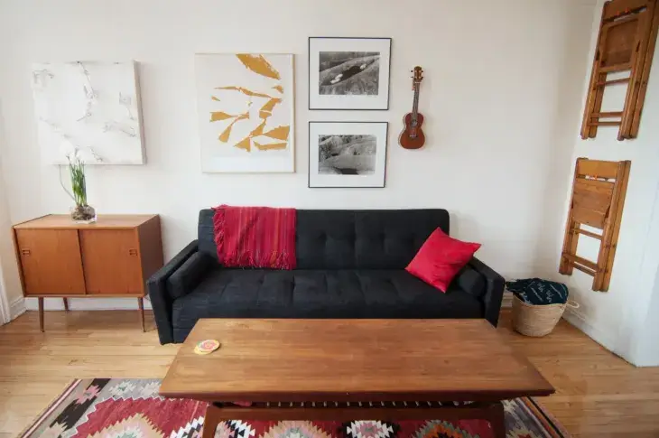 basket of blankets storage and decoration for living room corners