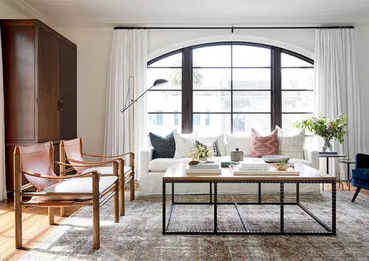  large pieces of furniture are perfect for empty corners in a living room
