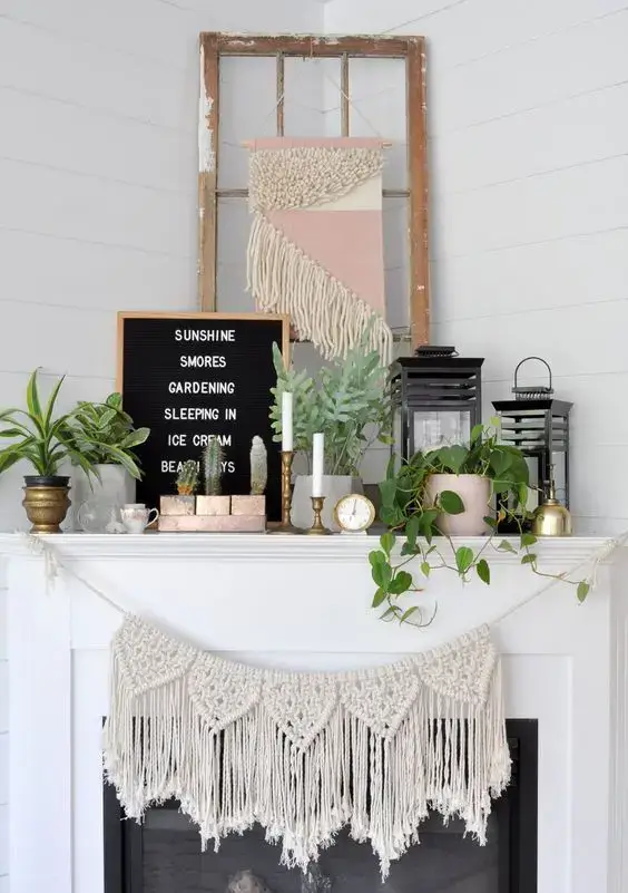 Bohemian Summer Mantel Styling