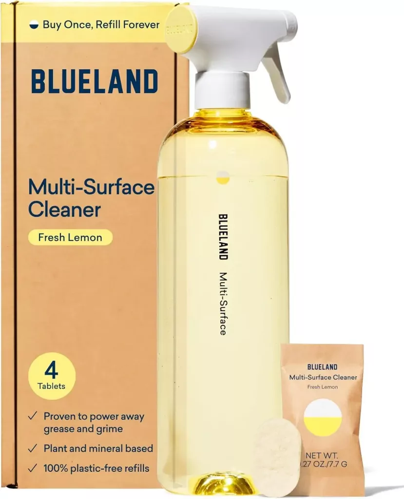 Blueland Multi-Surface Cleaner sustainable swaps to save money and environment