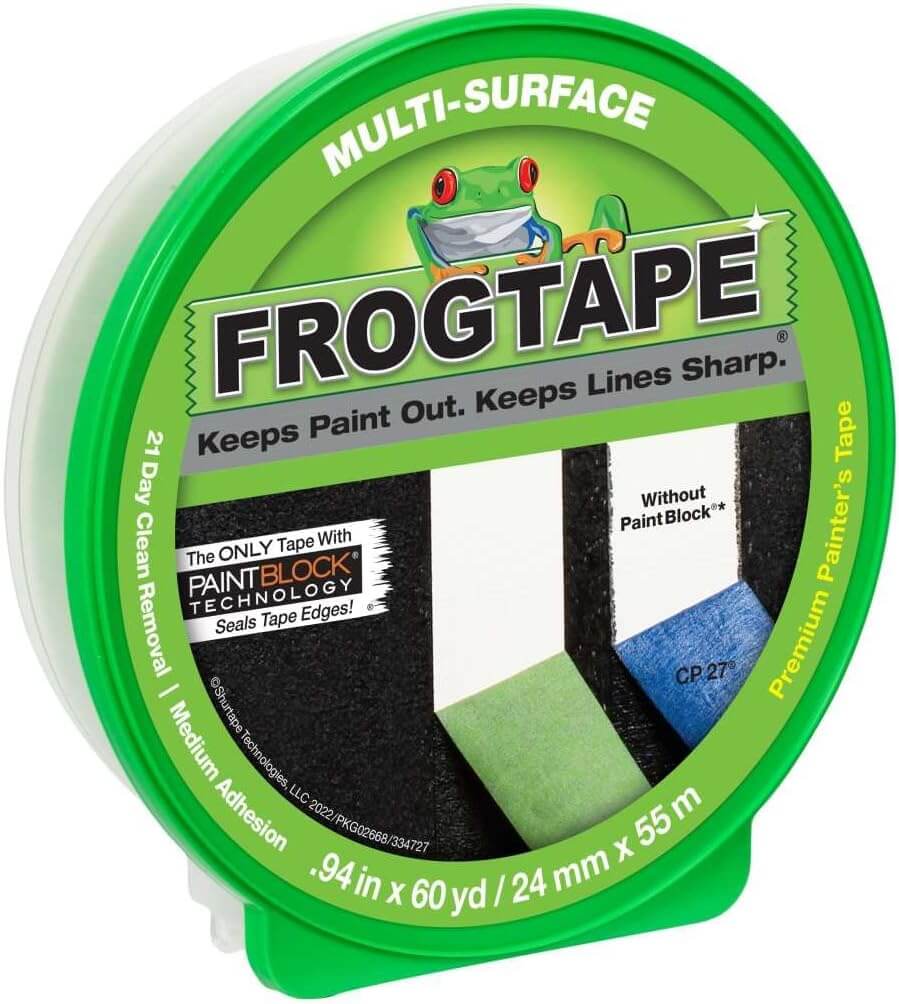 frog tape to paint wood furniture