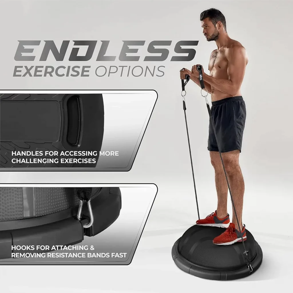 balance and strength ball is the best at home workout equipment