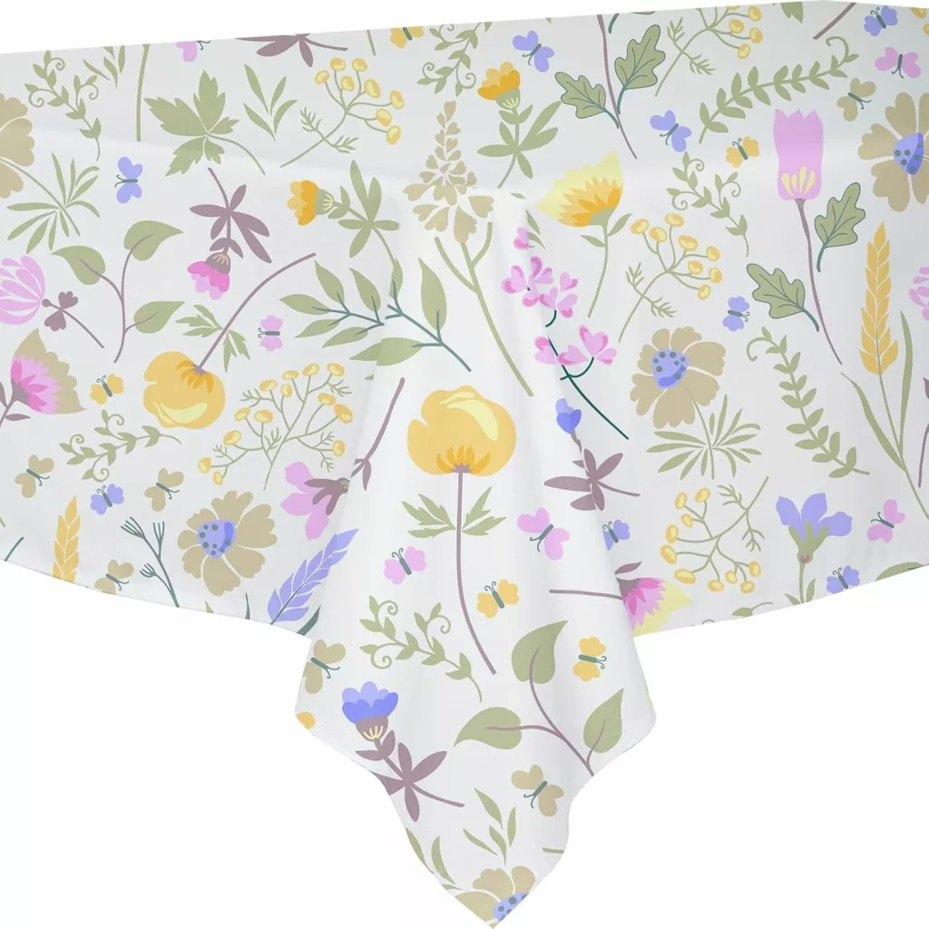 floral tablecloth