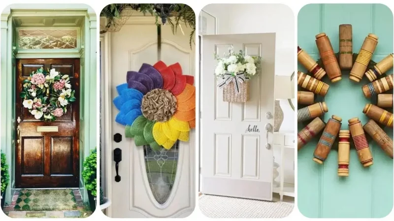 16 Summer Door Ideas To Elevate Your Outdoor Summer Decor