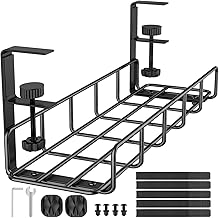 cable under desk tray