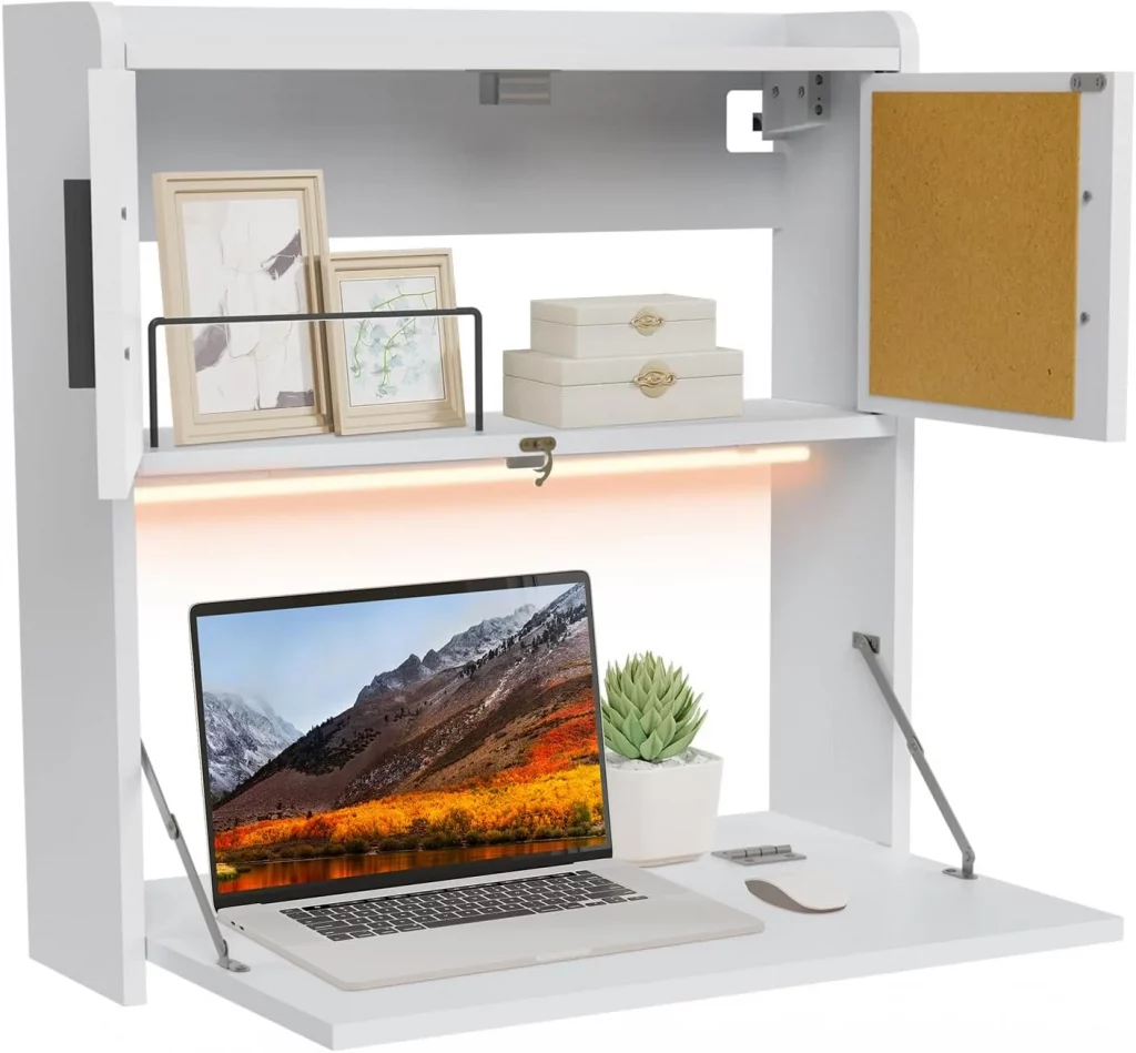 wall mounted desk