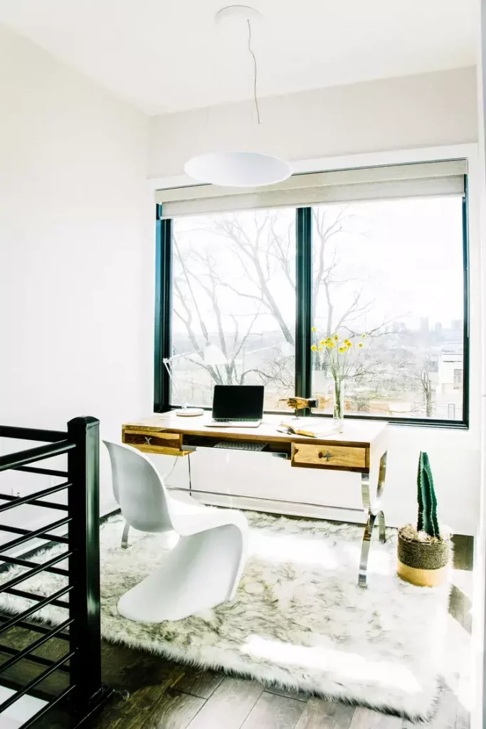 personalized small home office area