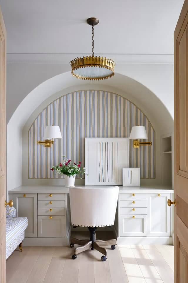 small home office with plenty of storage