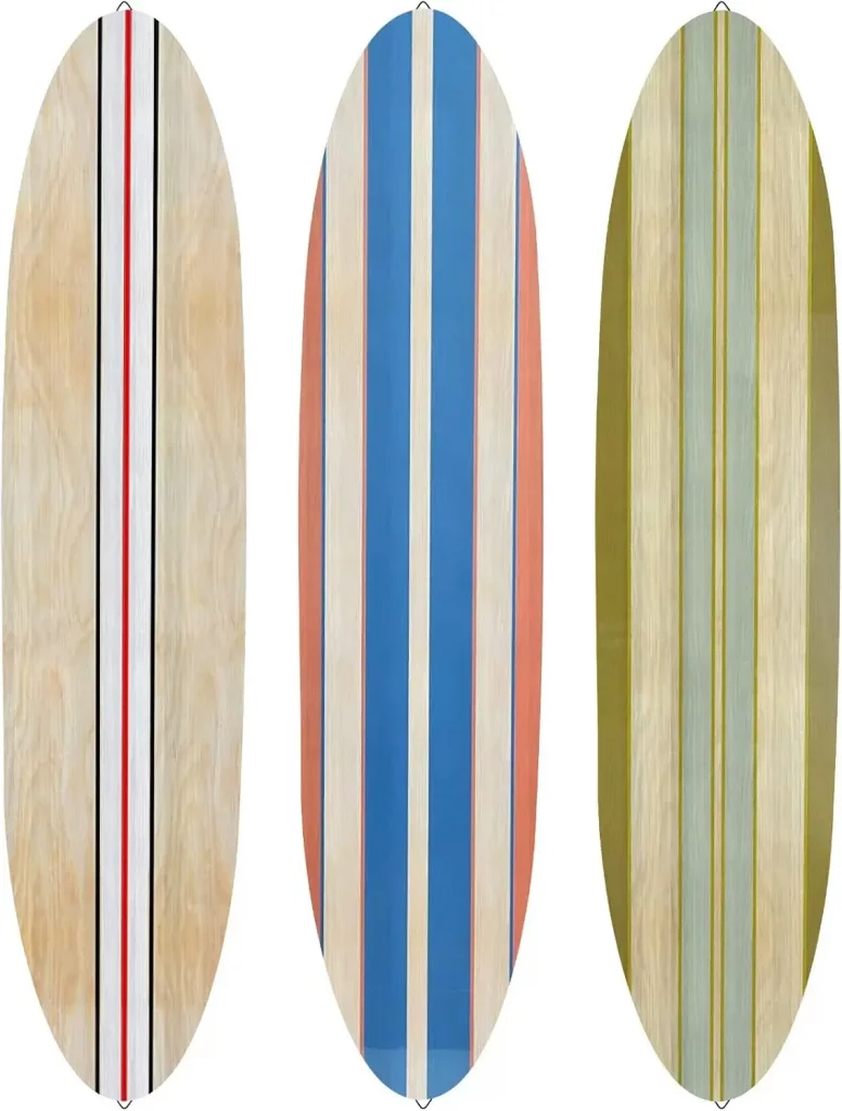 surfboard wooden wall decor