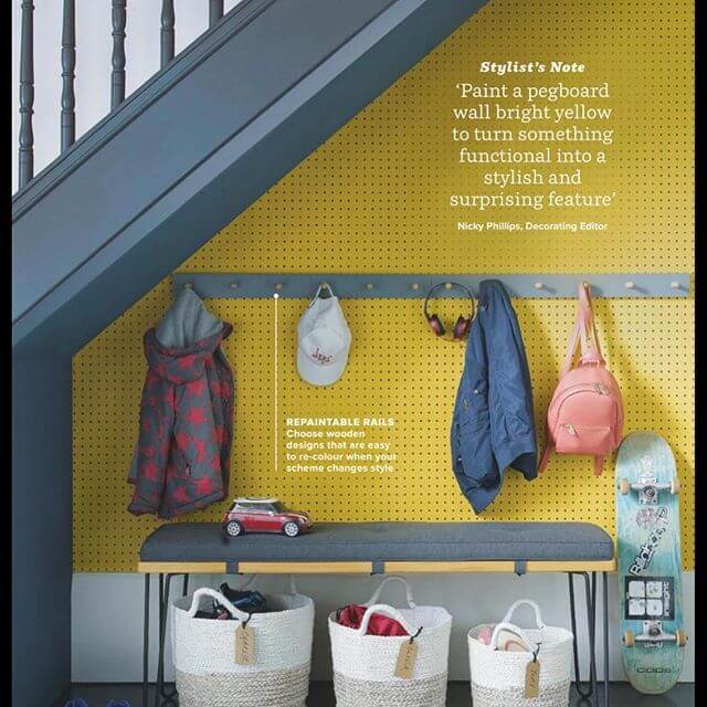 under storage pegboard storage wall