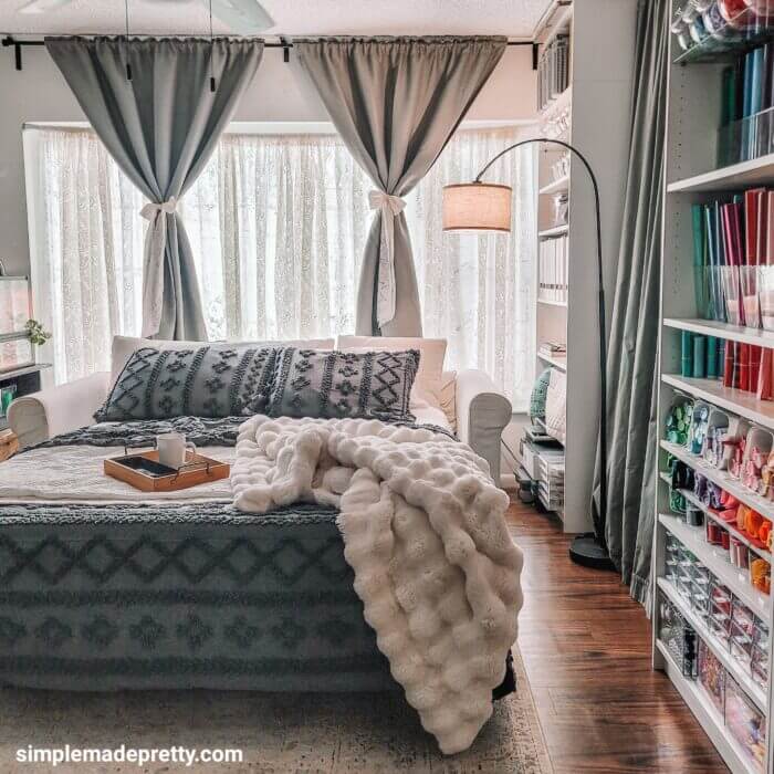 Guest Room and craft room with sofa bed