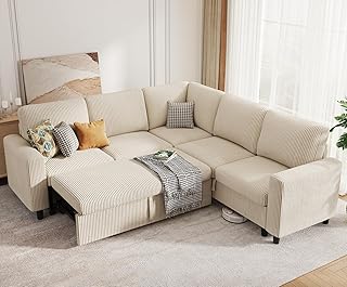 L-Shaped Sofa Beds for Corner guest bedroom Layouts