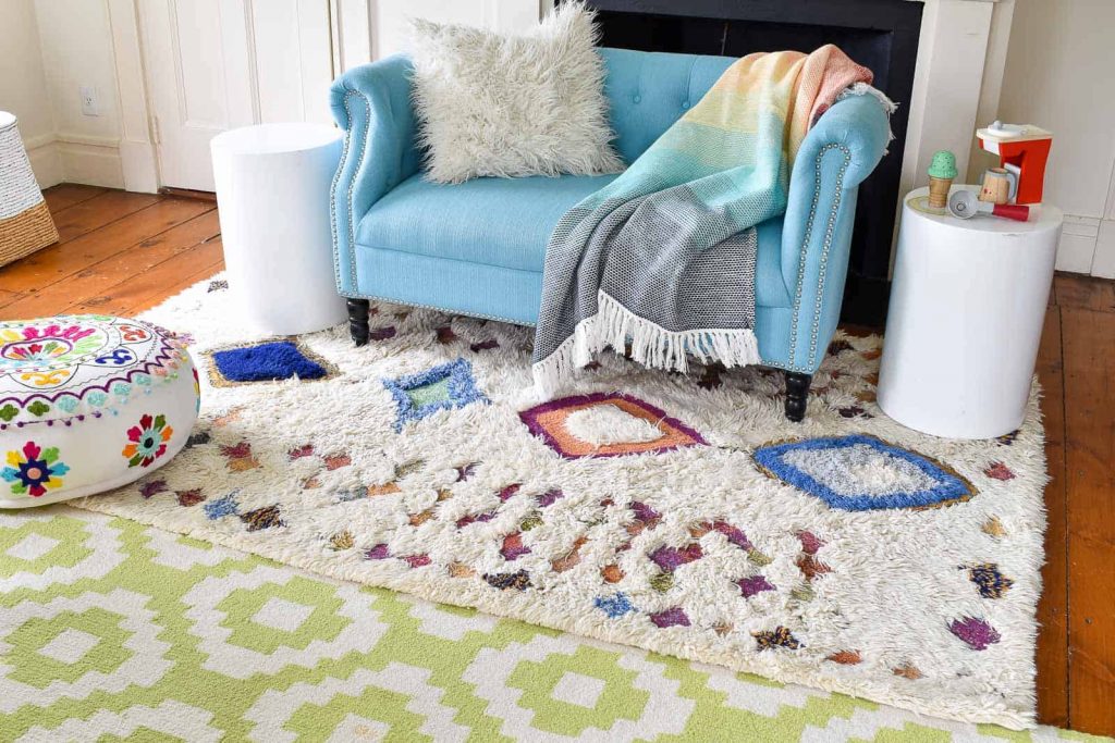noise muffling for apartments by layering rugs
