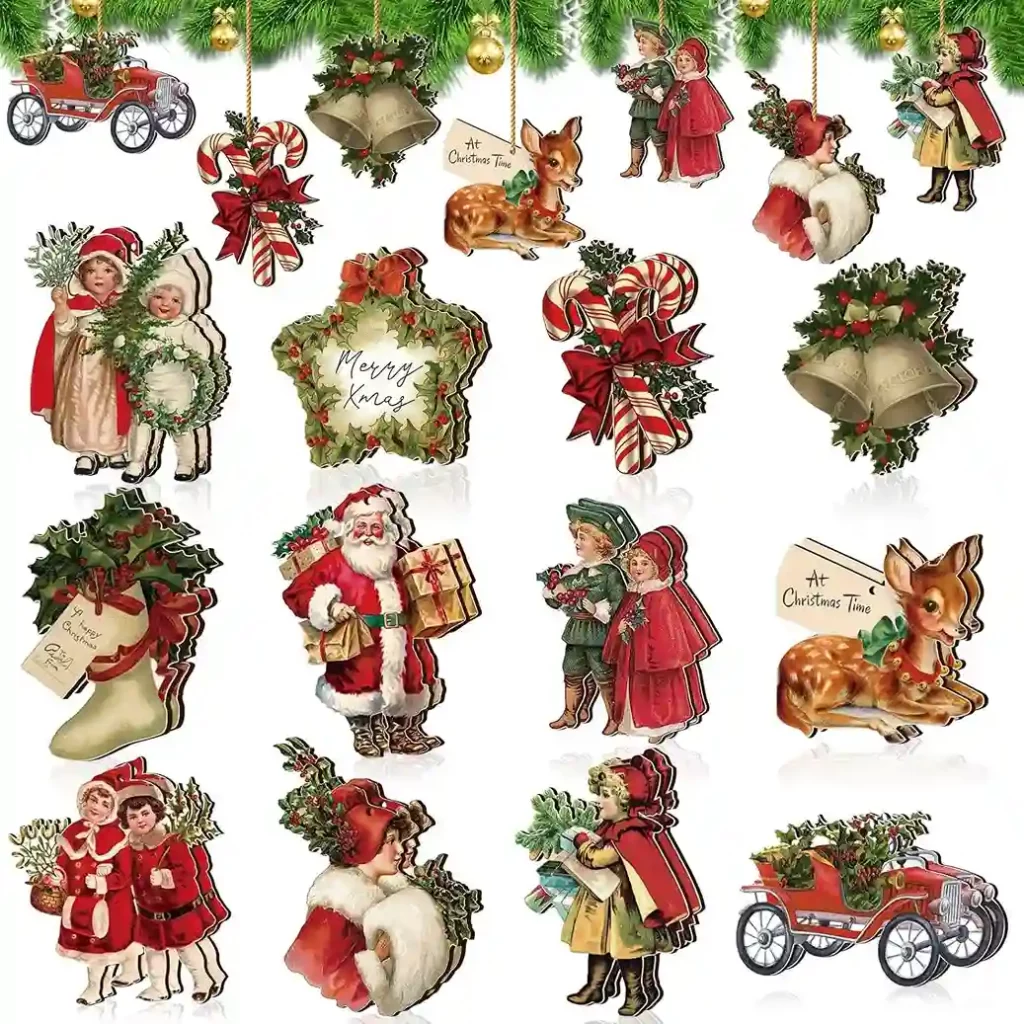 vintage style ornaments