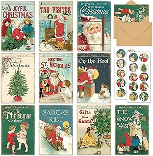 vintage style Christmas cards