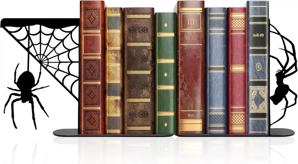  Spider Bookends for Creepy-Cute Halloween Shelf Displays
