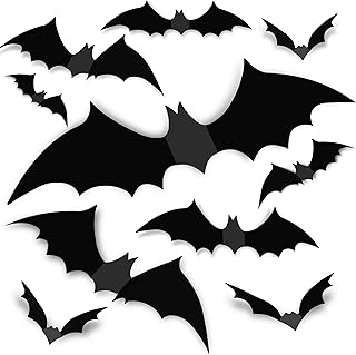 Hanging Bats: Budget-Friendly Halloween Wall Decor