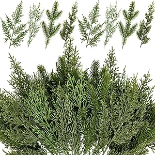 faux evergreen branches