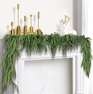 faux evergreen garland