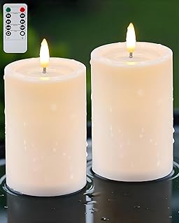 led candles are perfect for outdoor holiday entertaining