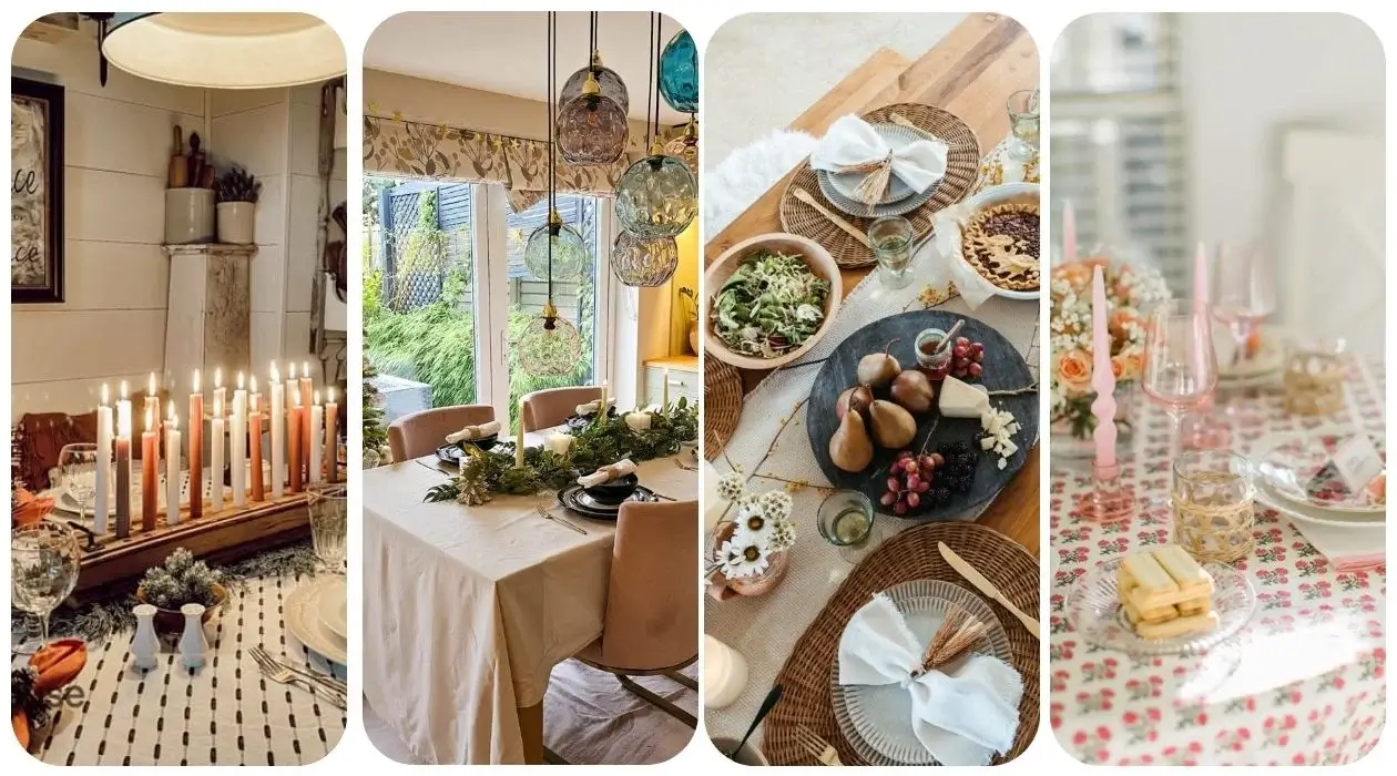 15 Festive Apartment Holiday Table Decor Ideas for Small Spaces