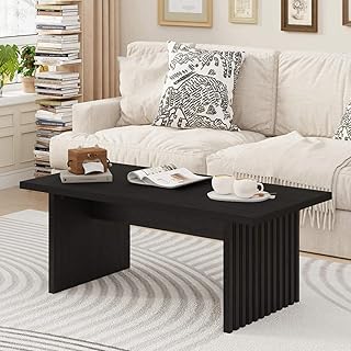 black wood coffee table