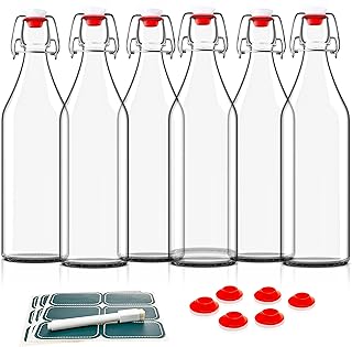 glass bottles with stoppers