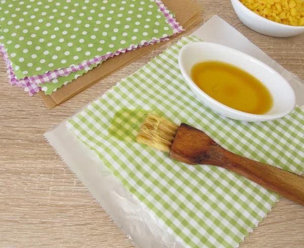 Reusable beeswax wraps, a sustainable and eco-friendly handmade gift.