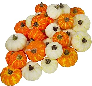 mini artificial pumpkins