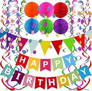 paper birthday party decoration ideas without using ballons