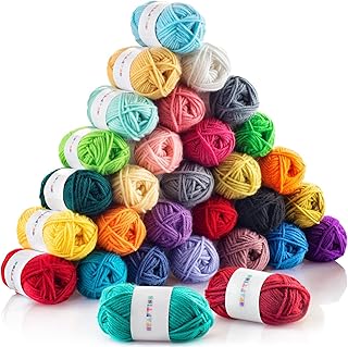 pack of colorful yarn