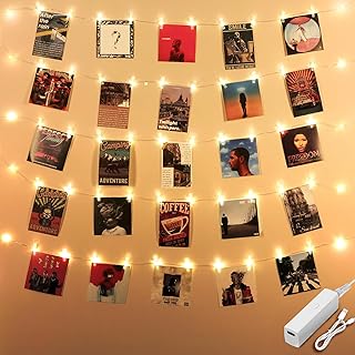 string light photo hangers