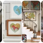 Chart Your Style: 11 Brilliant Map Ideas For Unique Wall Decor