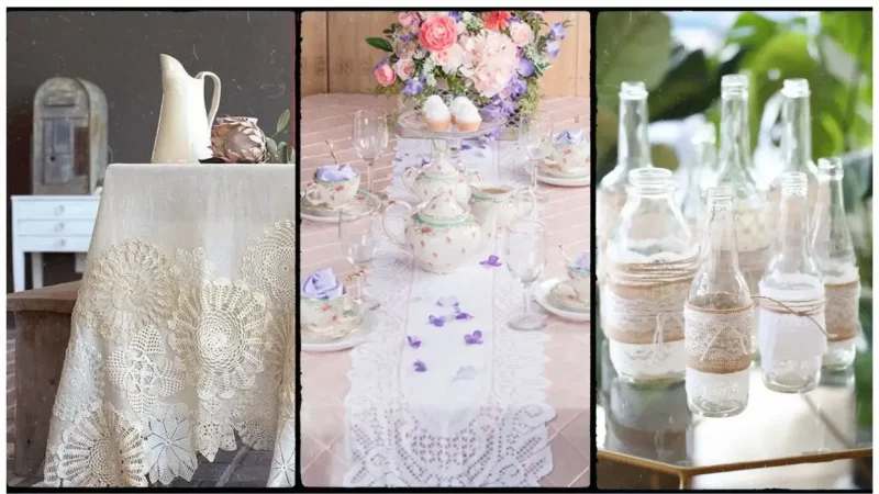 How To Create Stunning Table Decor With Thrift Store Lace