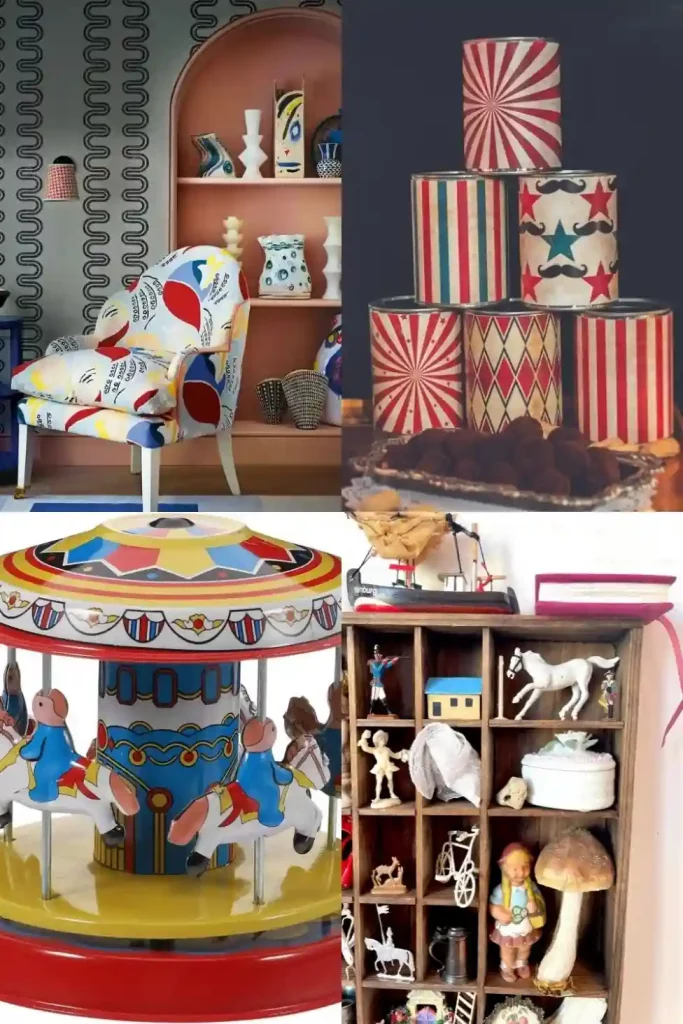 home styling ideas too add curiosities and props to shelving