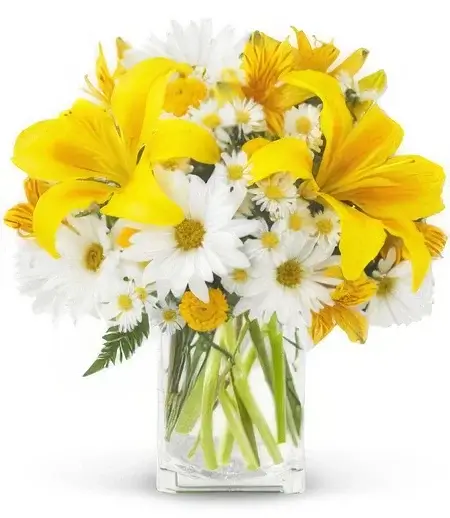 flower idea as easy summer decorations