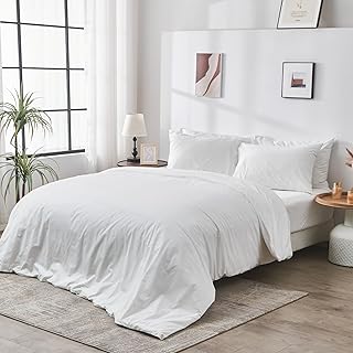 white bedding comforter set
