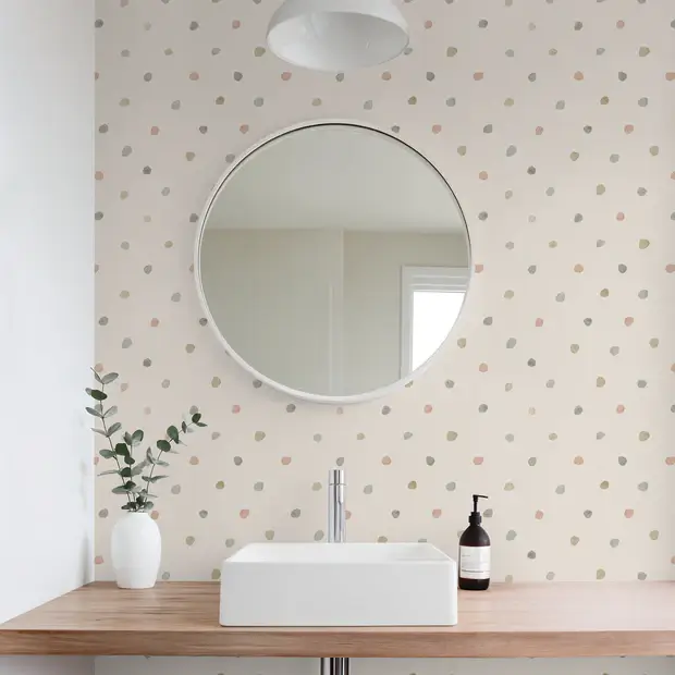tiny dots modern but classic wallpaper pattern