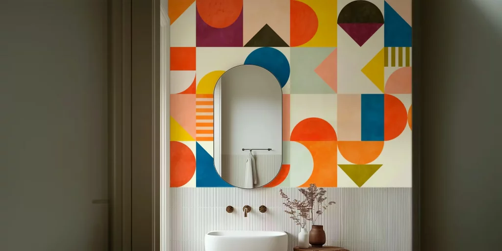 best wallpaper types for bathroom walls