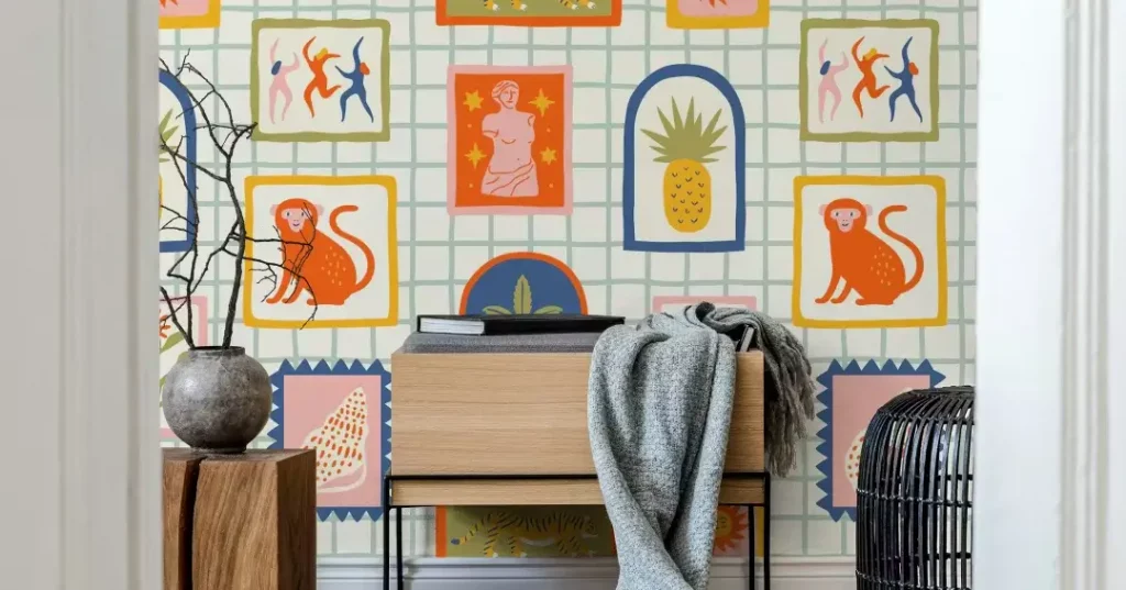 high quality wallpaper in kitchen 