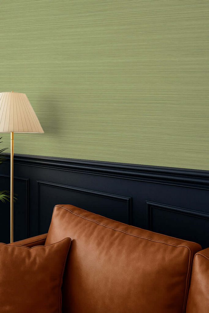 high quality faux grasscloth wallpaper is a sustainable option