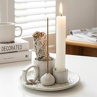 Incense Burner & Candle Holder