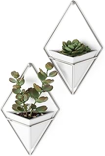small geometric wall planters