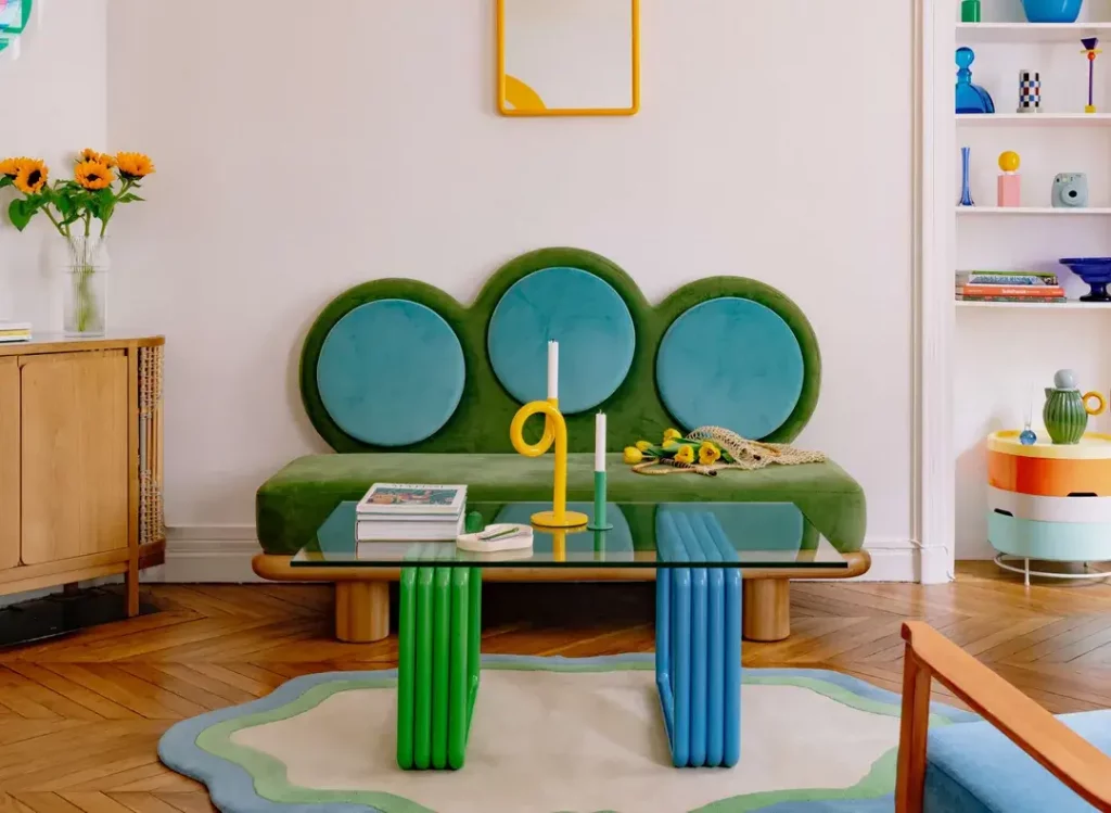 pop style of home, unique and bold home decor
