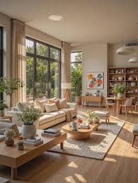 cozy japandi style of home