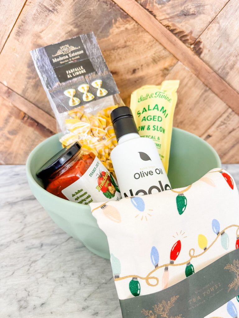great housewarming gift idea is a pasta hamper