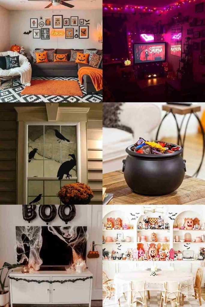 90s Halloween decor inspiration for renters and small homes. Nostalgic but fun ideas.