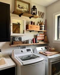 laundry room wall art designs, small ideas, easy to find in the thrift shop

