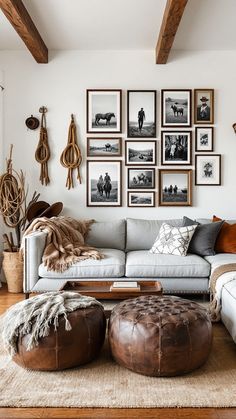 Modern western living room.